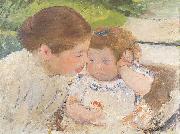 Mary Cassatt Susan Comforting the Baby No. 1 France oil painting artist